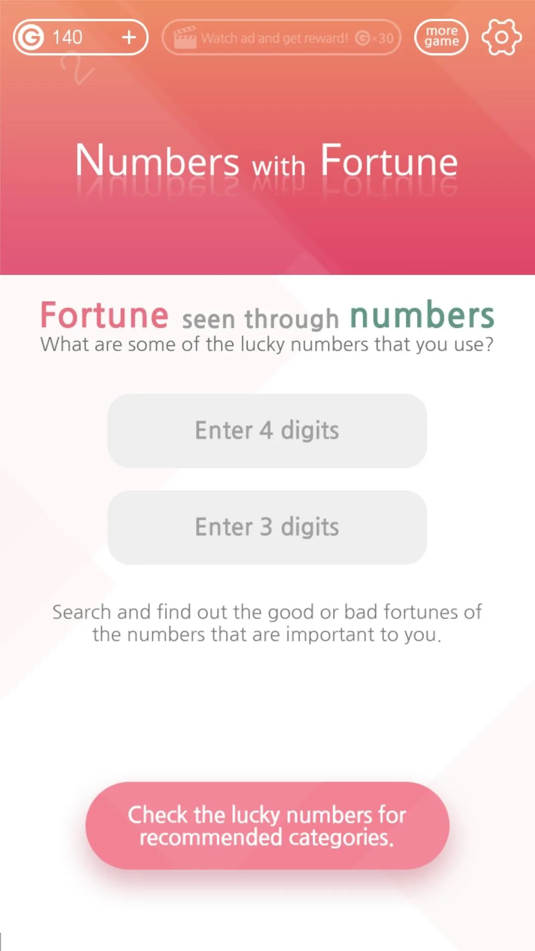 Numbers with Fortune | Indus Appstore | Screenshot