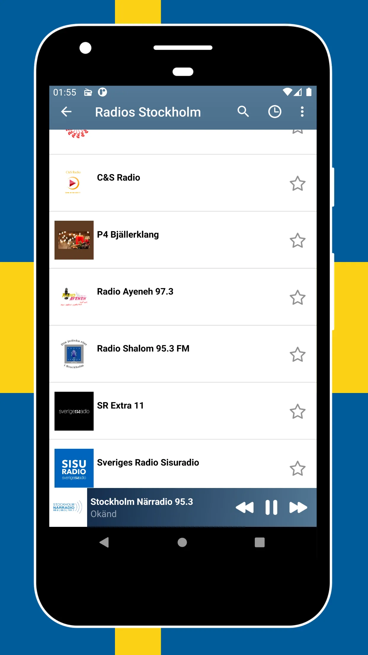 Radio Sweden FM - DAB Radio | Indus Appstore | Screenshot