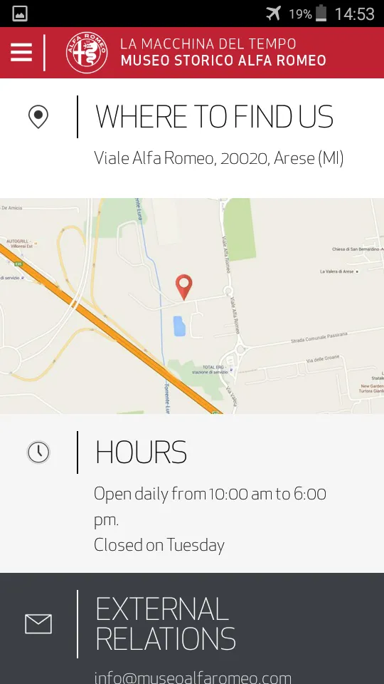 Alfa Romeo Historical Museum | Indus Appstore | Screenshot