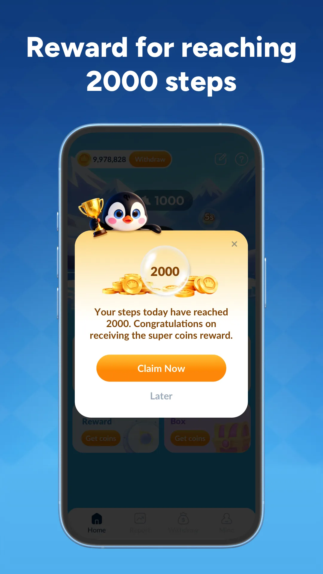 Pengo: Walk to earn reward | Indus Appstore | Screenshot