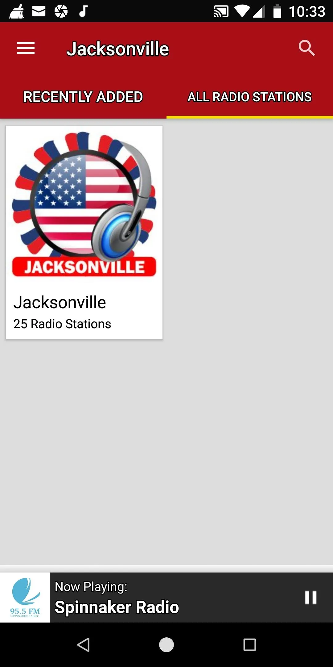 Jacksonville Radio Stations | Indus Appstore | Screenshot