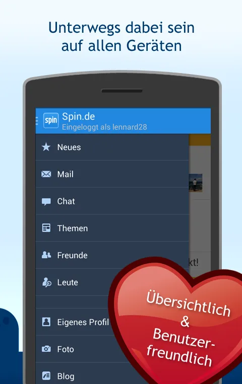 spin.de German Chat-Community | Indus Appstore | Screenshot