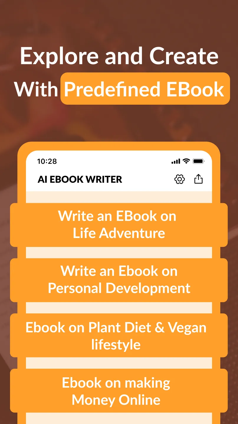 AI Ebook Writer - Write a Book | Indus Appstore | Screenshot