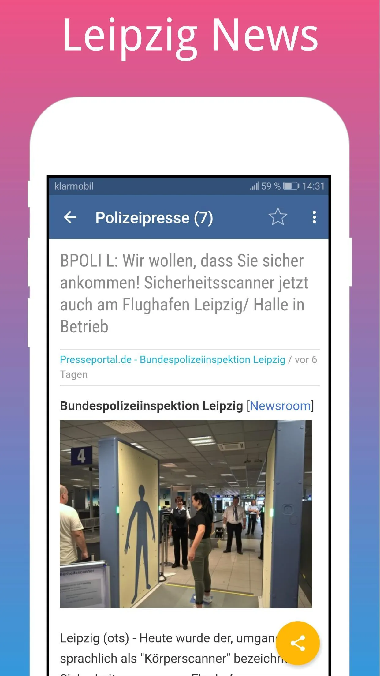 Leipzig Nachrichten | Indus Appstore | Screenshot