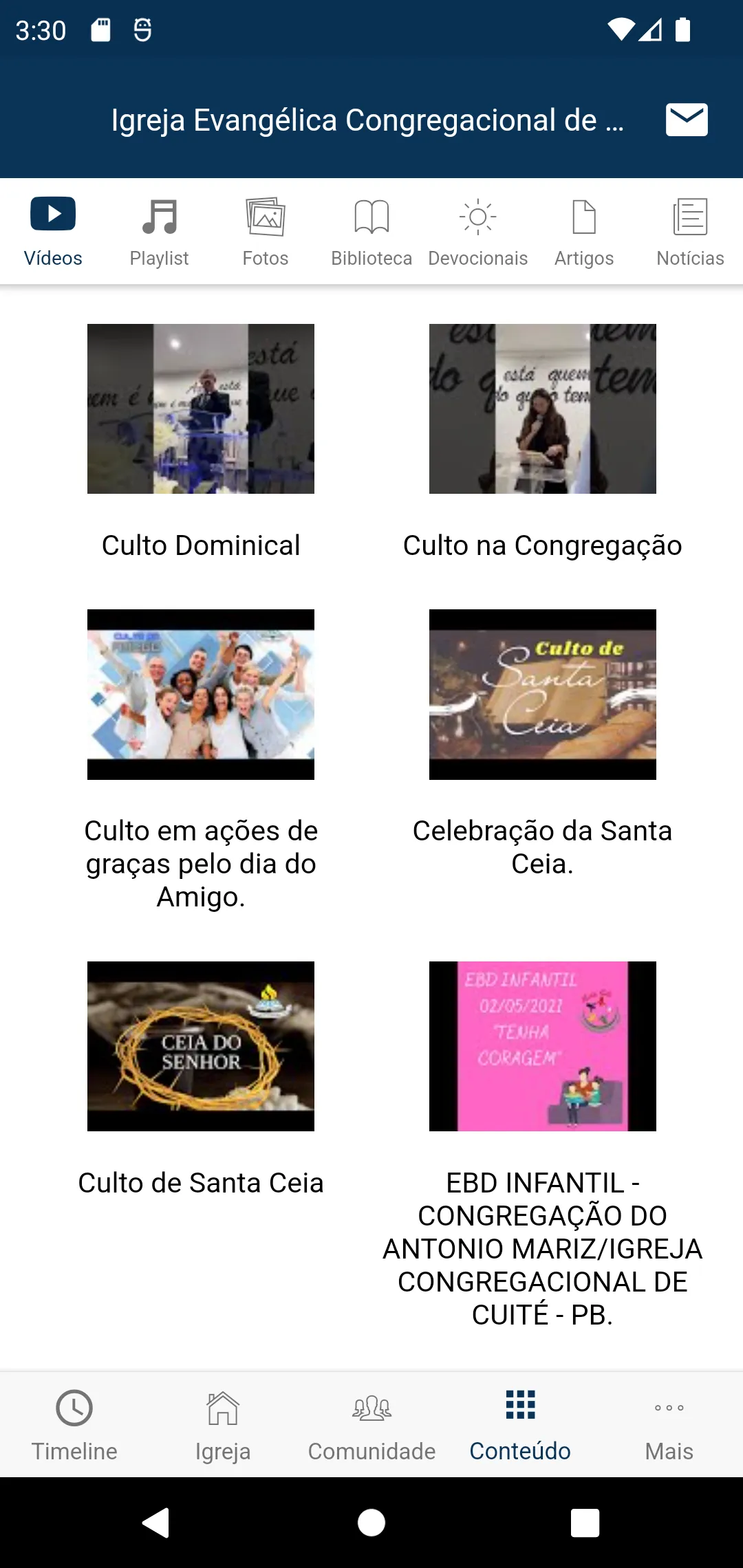 Igreja Congregacional de Cuité | Indus Appstore | Screenshot