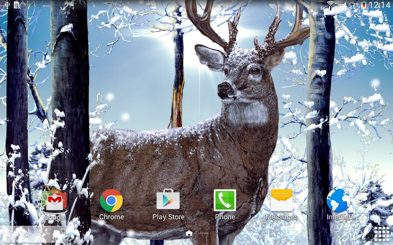 Winter Forest Live Wallpaper | Indus Appstore | Screenshot