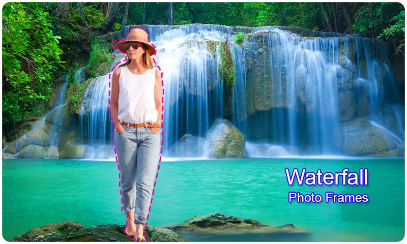 Waterfall Photo Frames | Indus Appstore | Screenshot