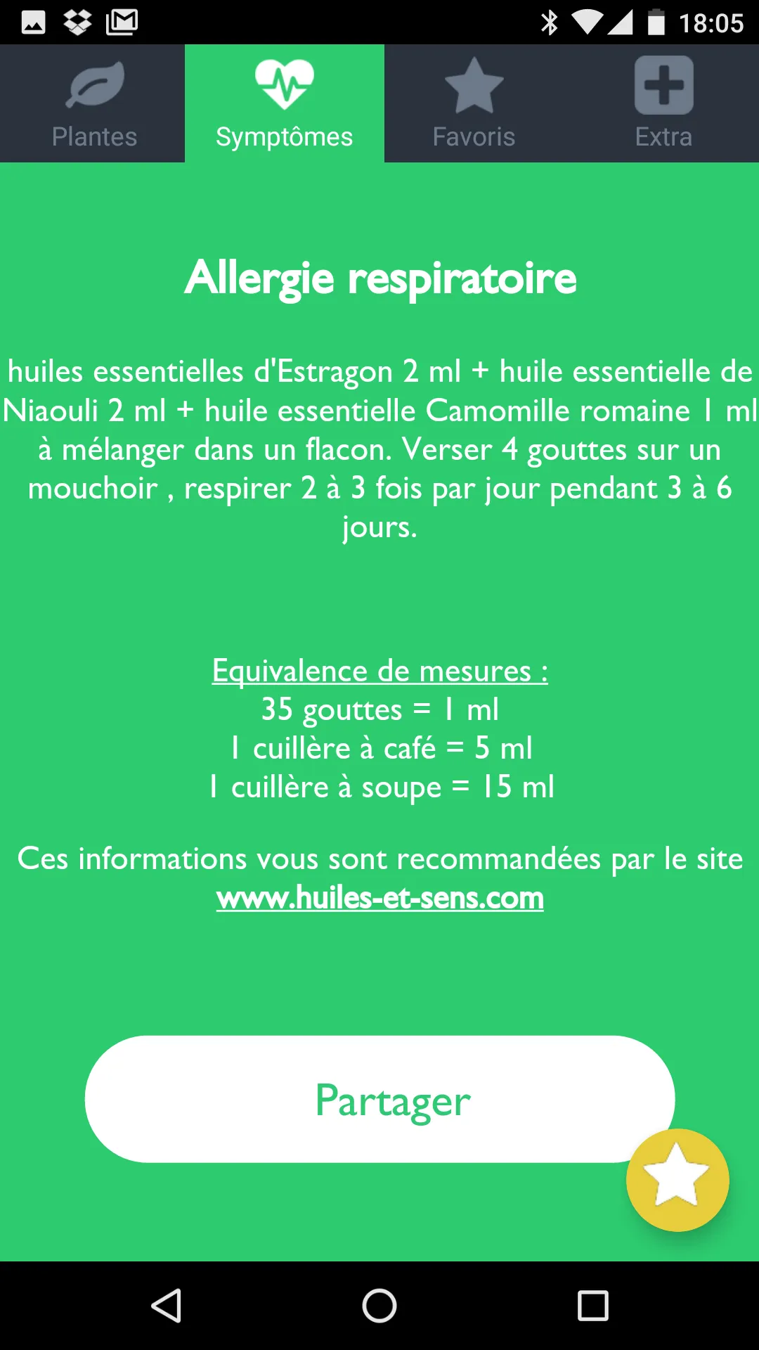 AromaGuide Huiles essentielles | Indus Appstore | Screenshot