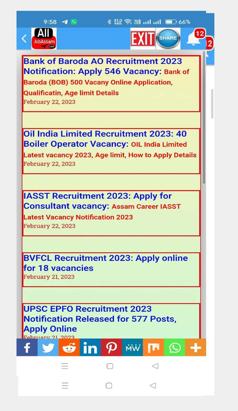 AllJobAssam: Job News Assam | Indus Appstore | Screenshot