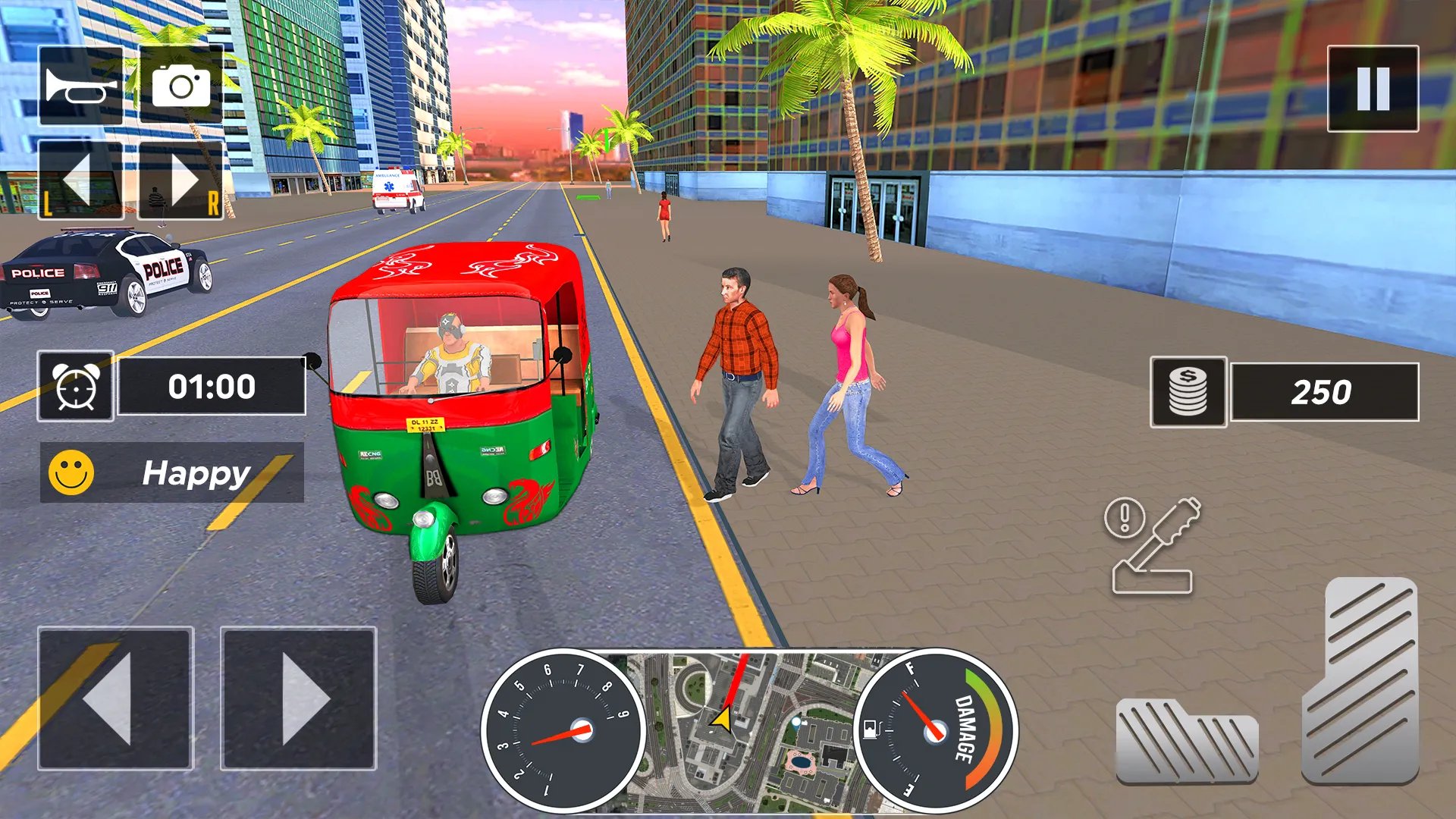 Tuk Tuk Auto Rickshaw Game | Indus Appstore | Screenshot