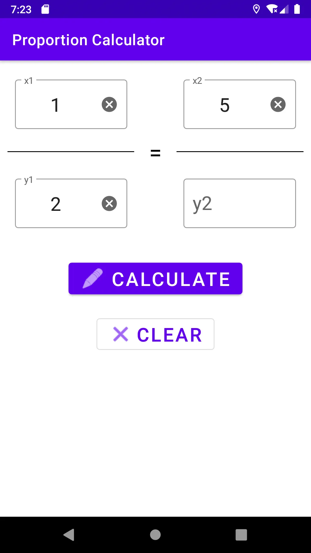 Proportion Calculator | Indus Appstore | Screenshot