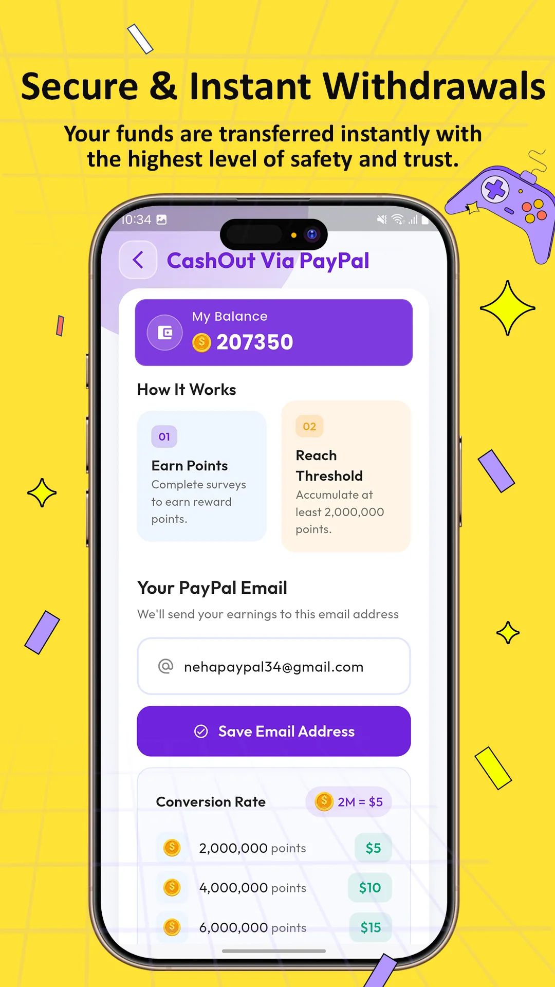Earnify: MakeMoney Paid Survey | Indus Appstore | Screenshot