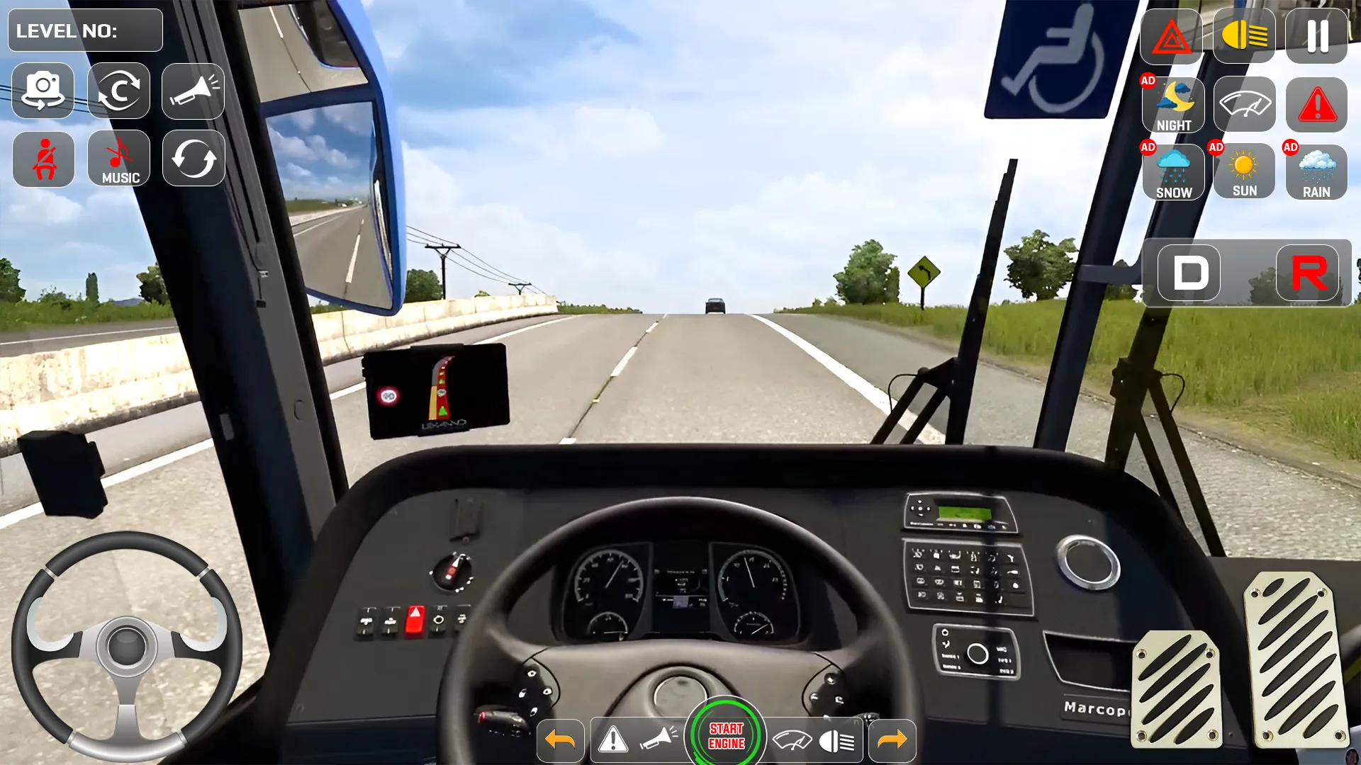 Bus Driving Modern Bus Game | Indus Appstore | Screenshot
