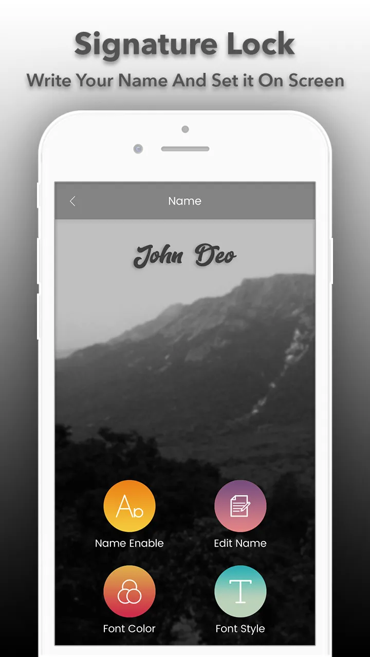 Signature Lock Screen | Indus Appstore | Screenshot