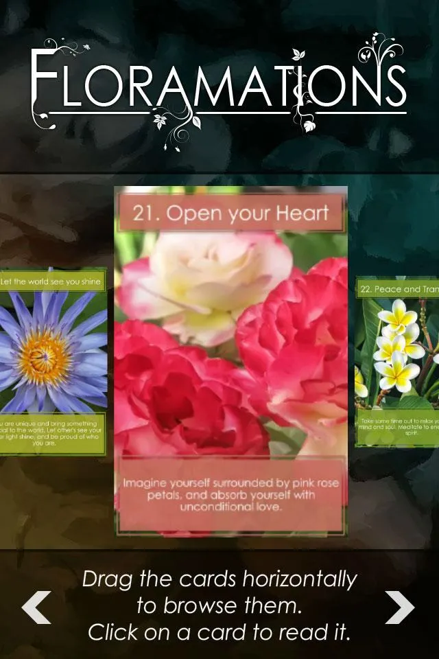 Floramations Oracle Cards | Indus Appstore | Screenshot