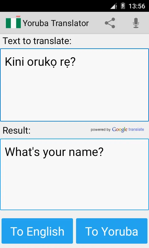 Yoruba English Translator | Indus Appstore | Screenshot