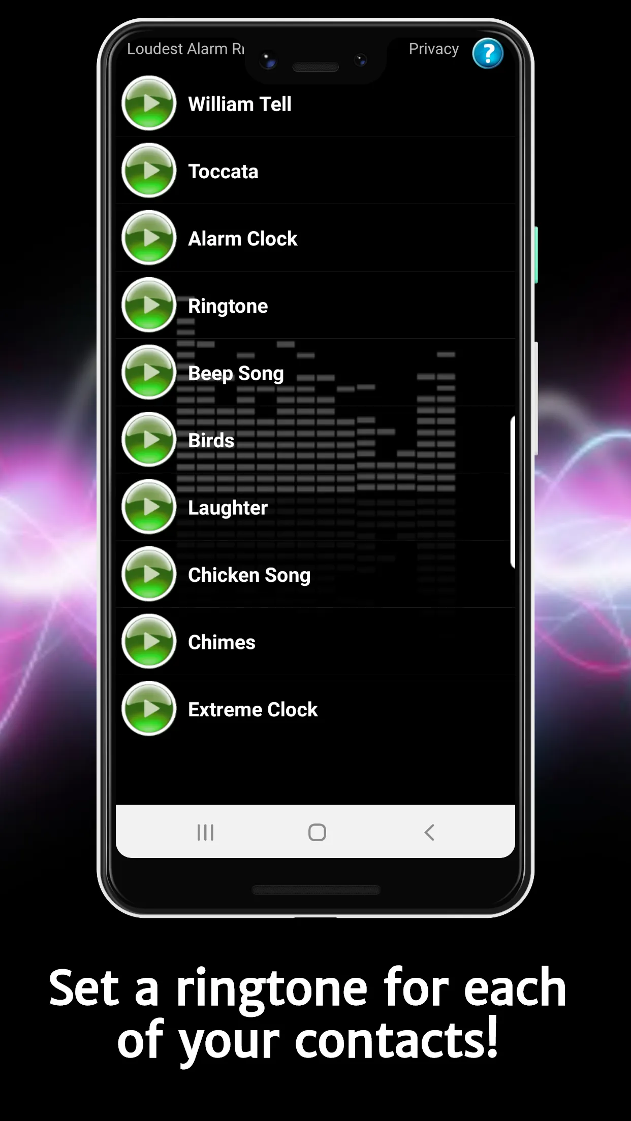 Loudest Alarm Ringtones | Indus Appstore | Screenshot