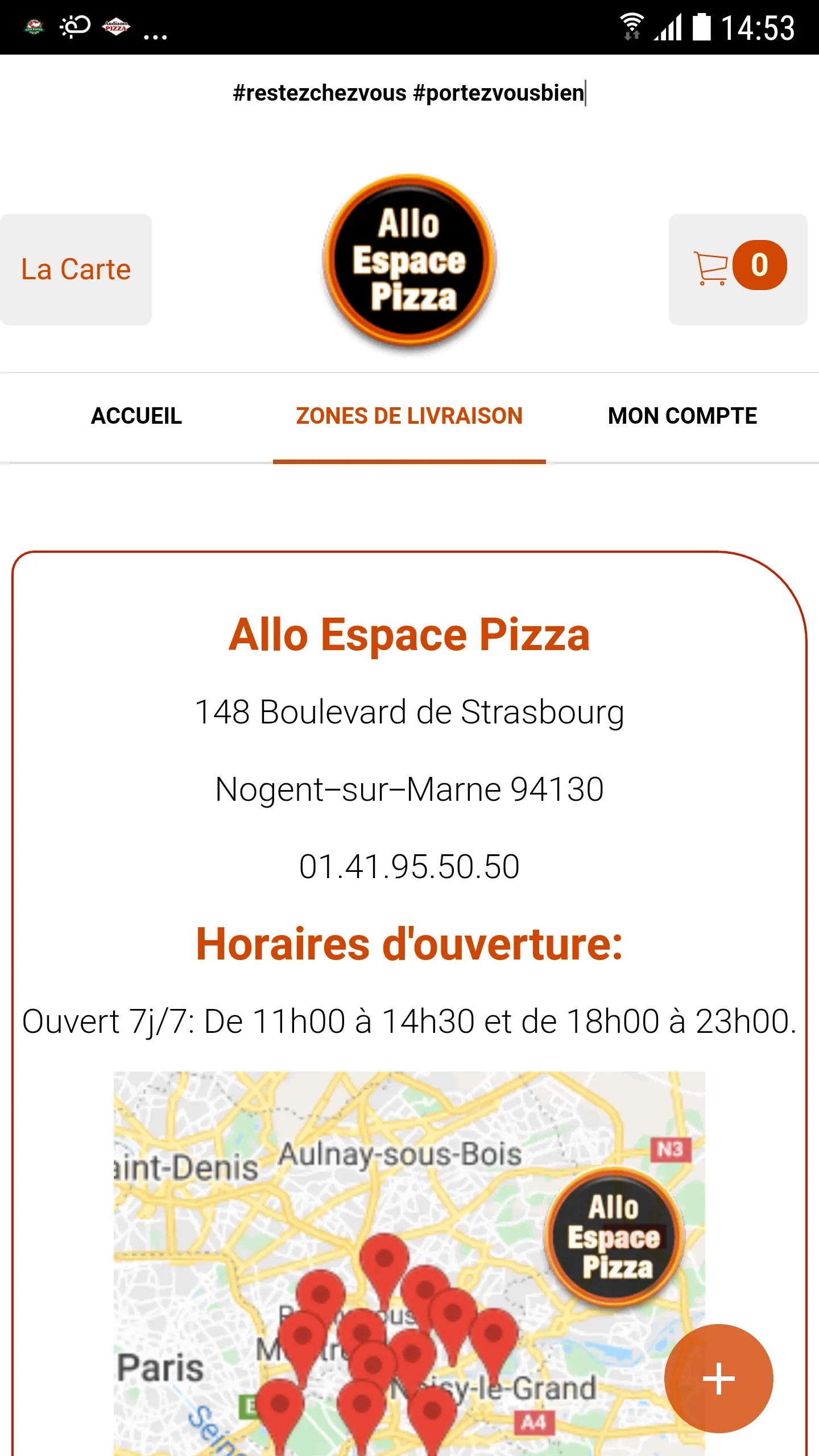 Allo Espace Pizza | Indus Appstore | Screenshot