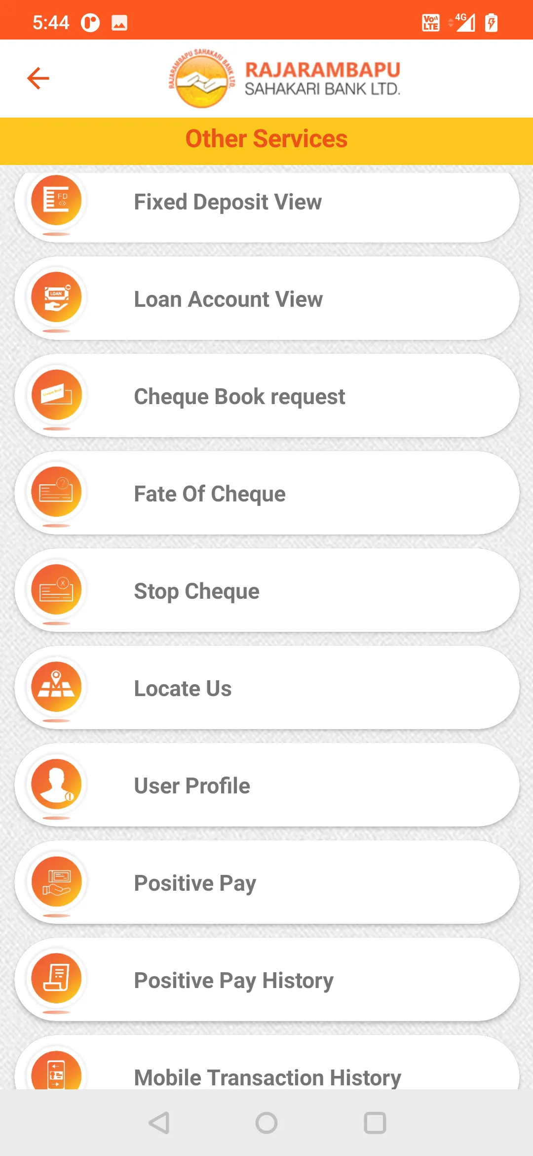 RajaramBapu Bank Mobile App | Indus Appstore | Screenshot