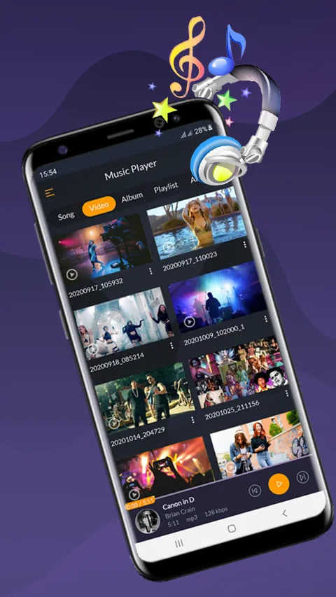 Music Player - MP3 Player, Vid | Indus Appstore | Screenshot