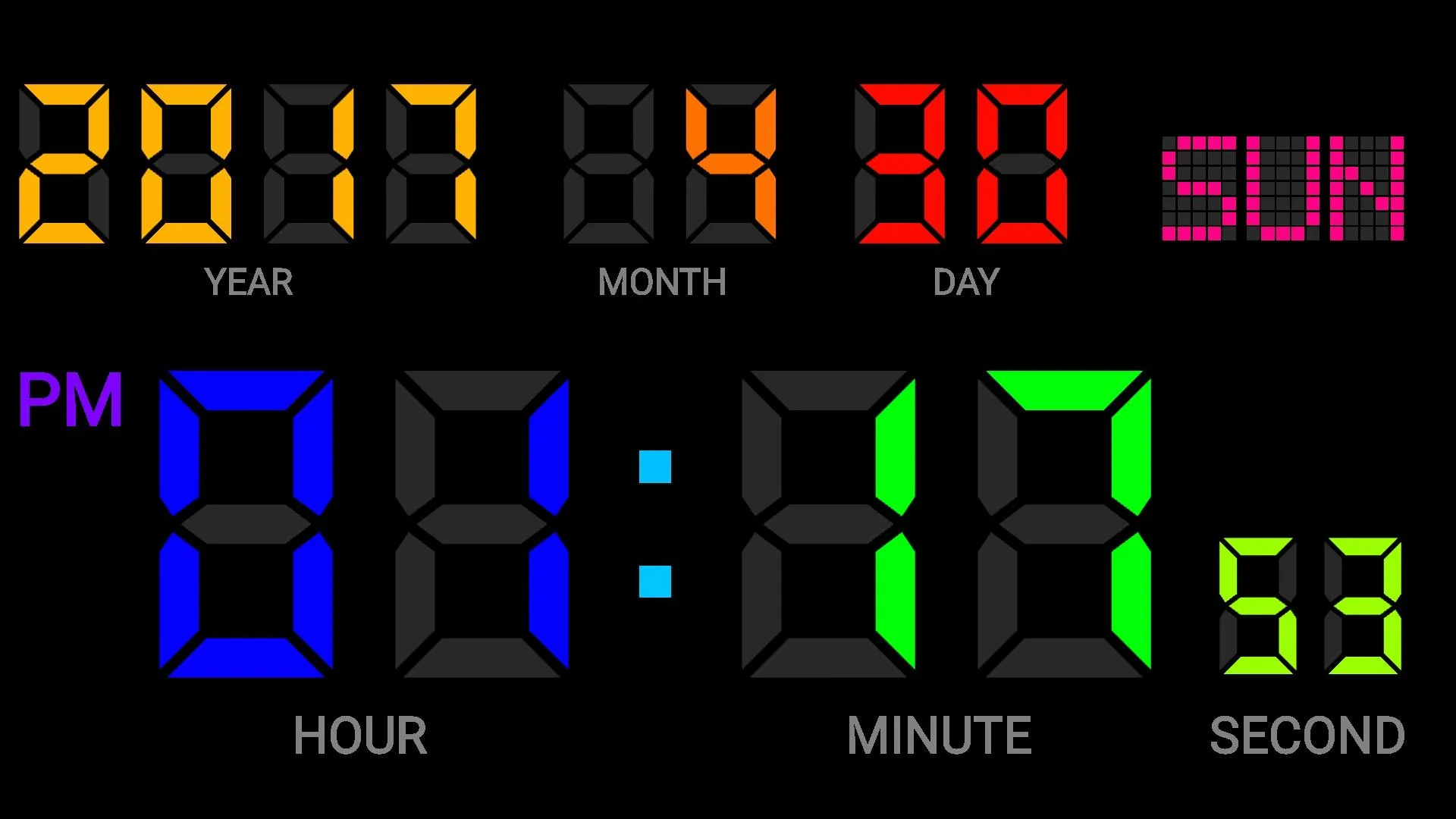 DIGITAL CLOCK MAKER | Indus Appstore | Screenshot