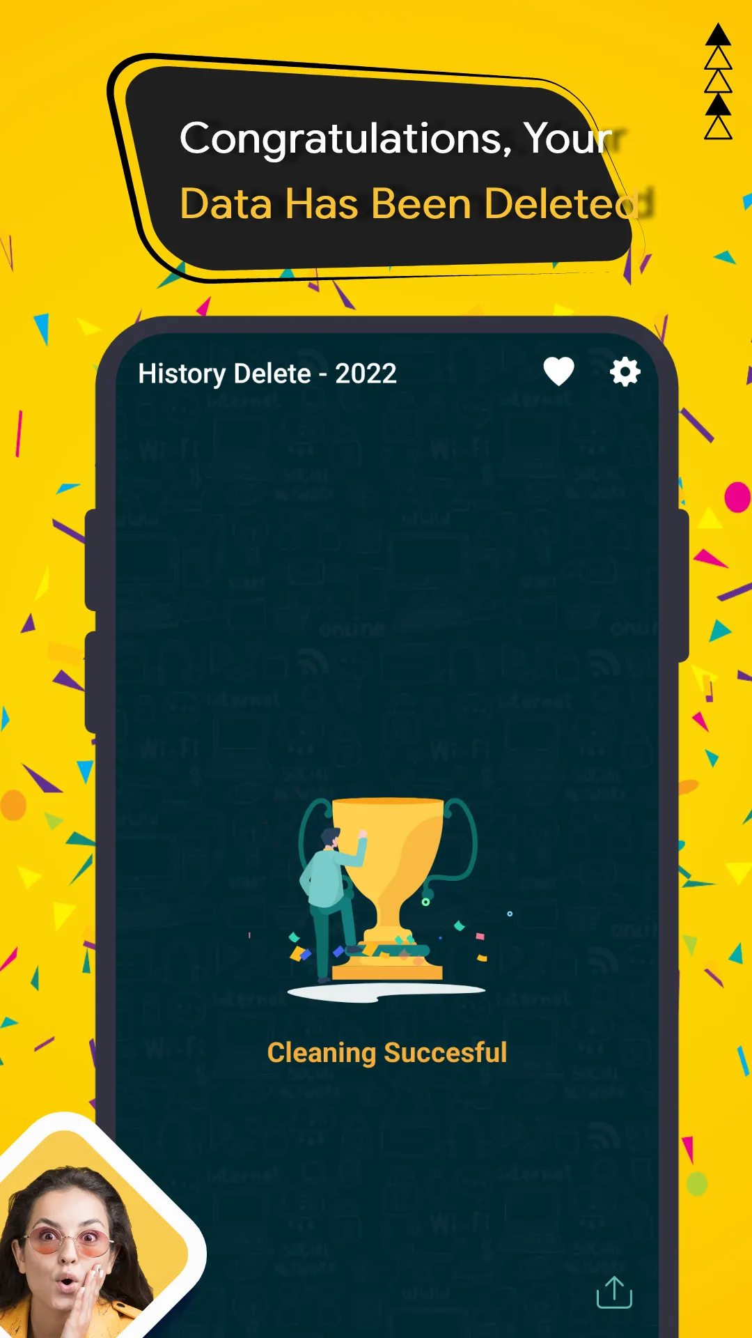 history delete clear history | Indus Appstore | Screenshot