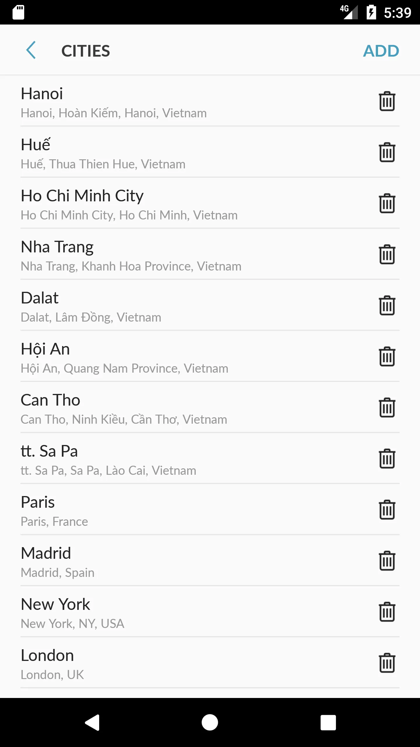 Viet Nam Weather | Indus Appstore | Screenshot