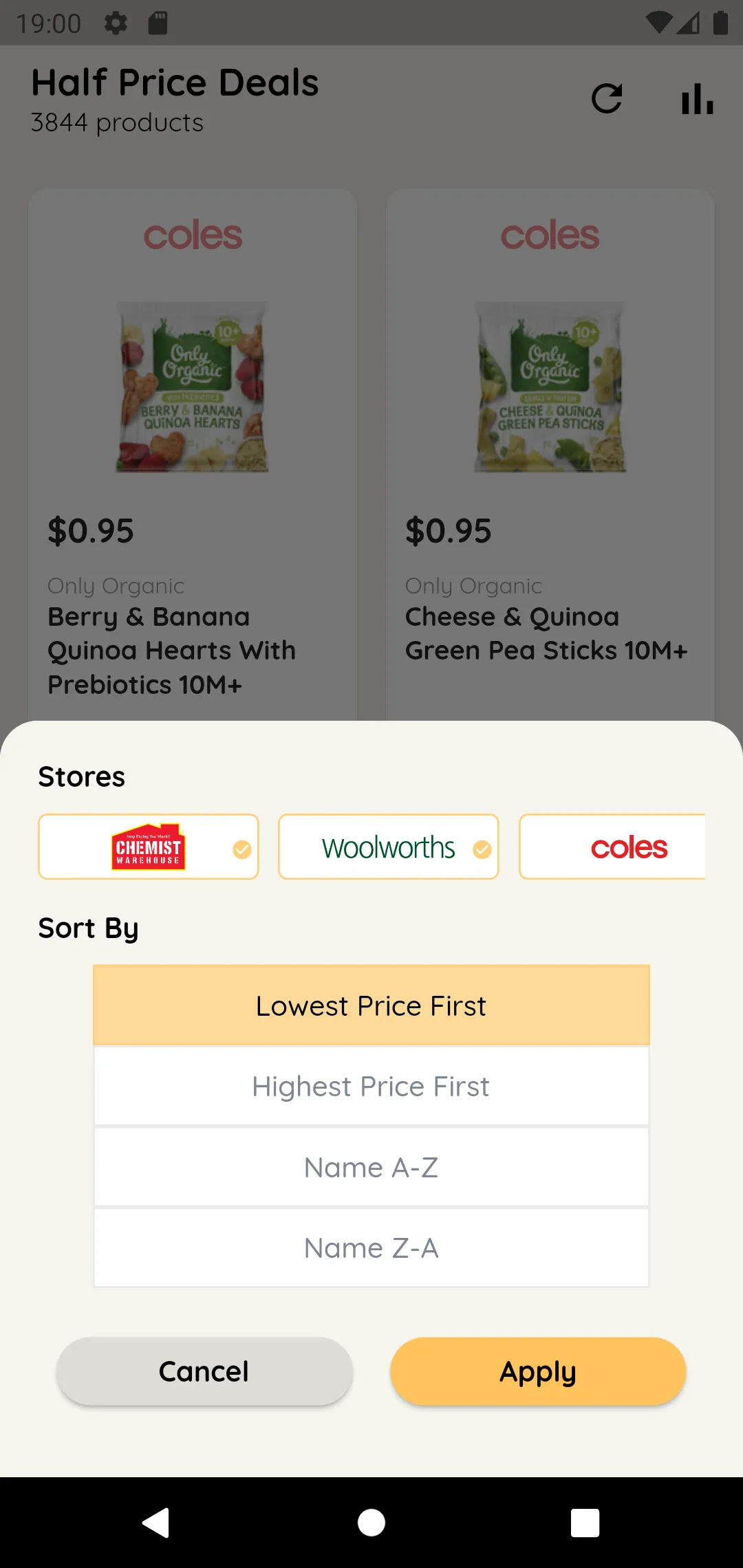 Half Price: Oz Groceries | Indus Appstore | Screenshot