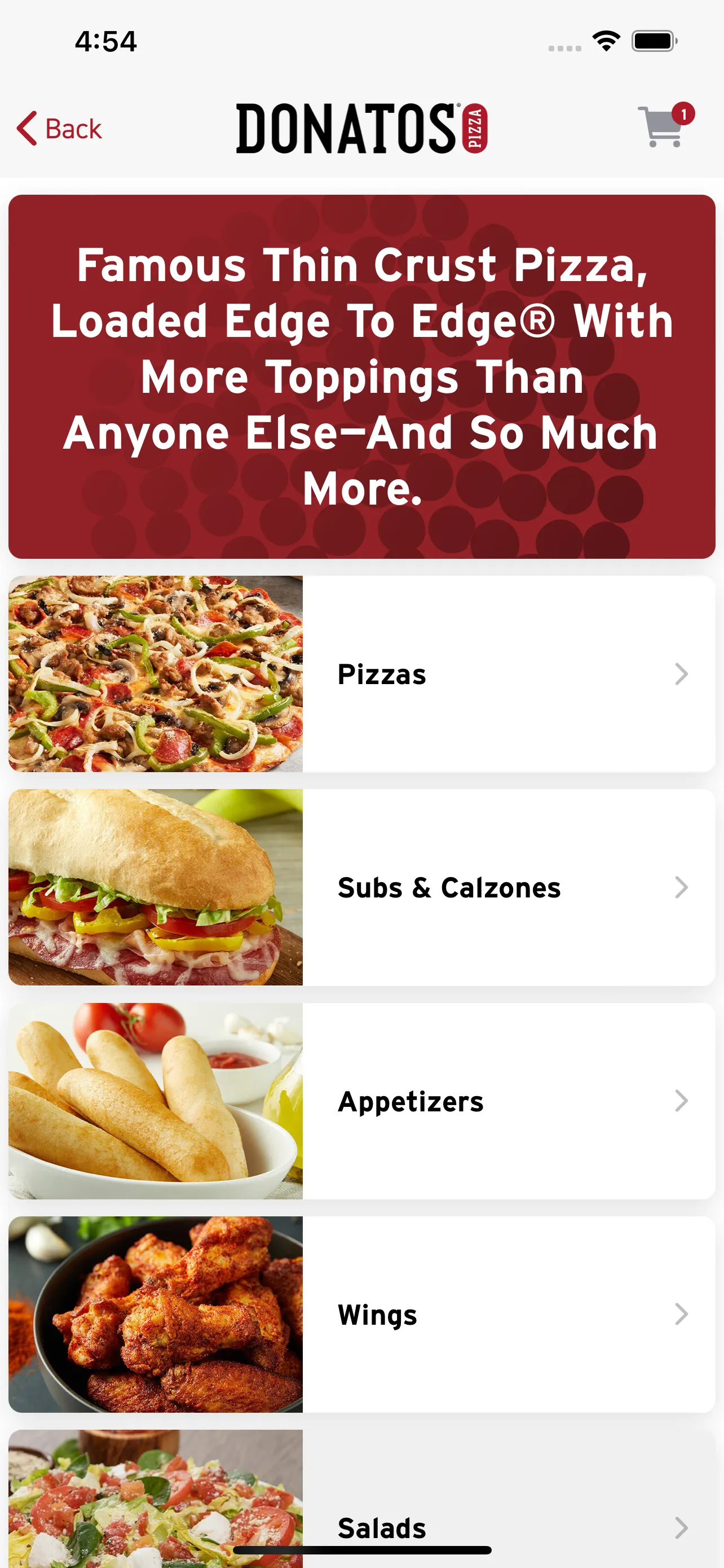 Donatos Pizza | Indus Appstore | Screenshot