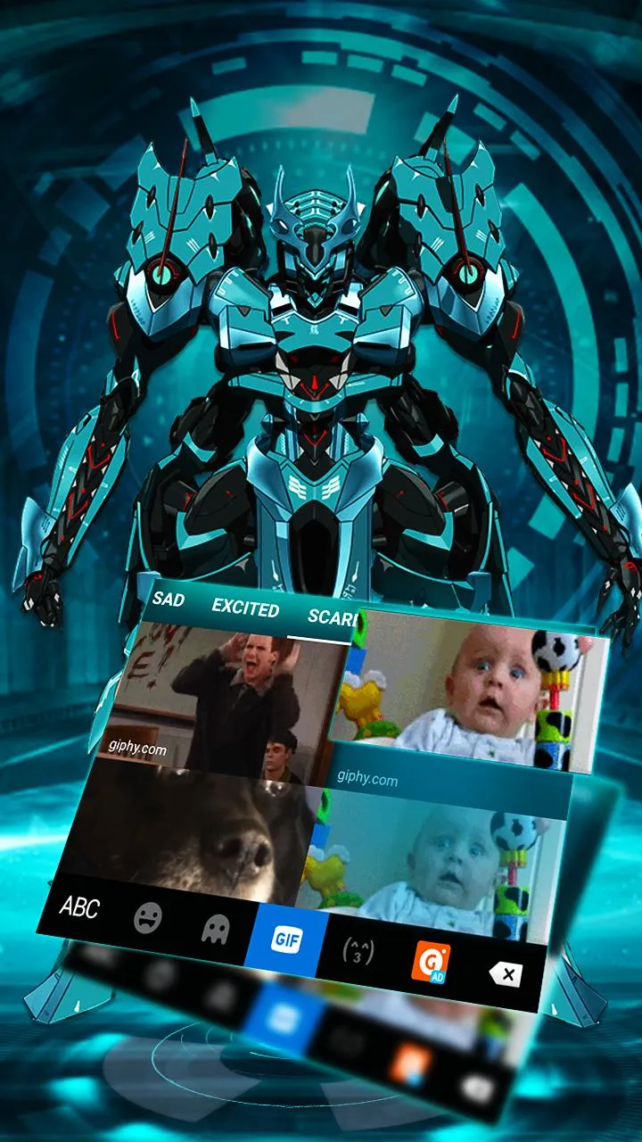 AI Tech Game Keyboard Theme | Indus Appstore | Screenshot