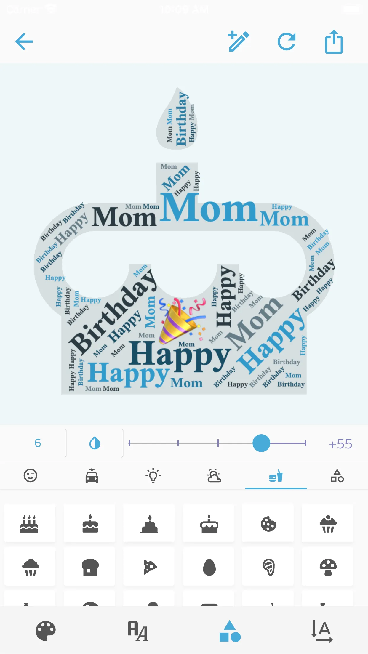 Reesha - Word Cloud Generator | Indus Appstore | Screenshot