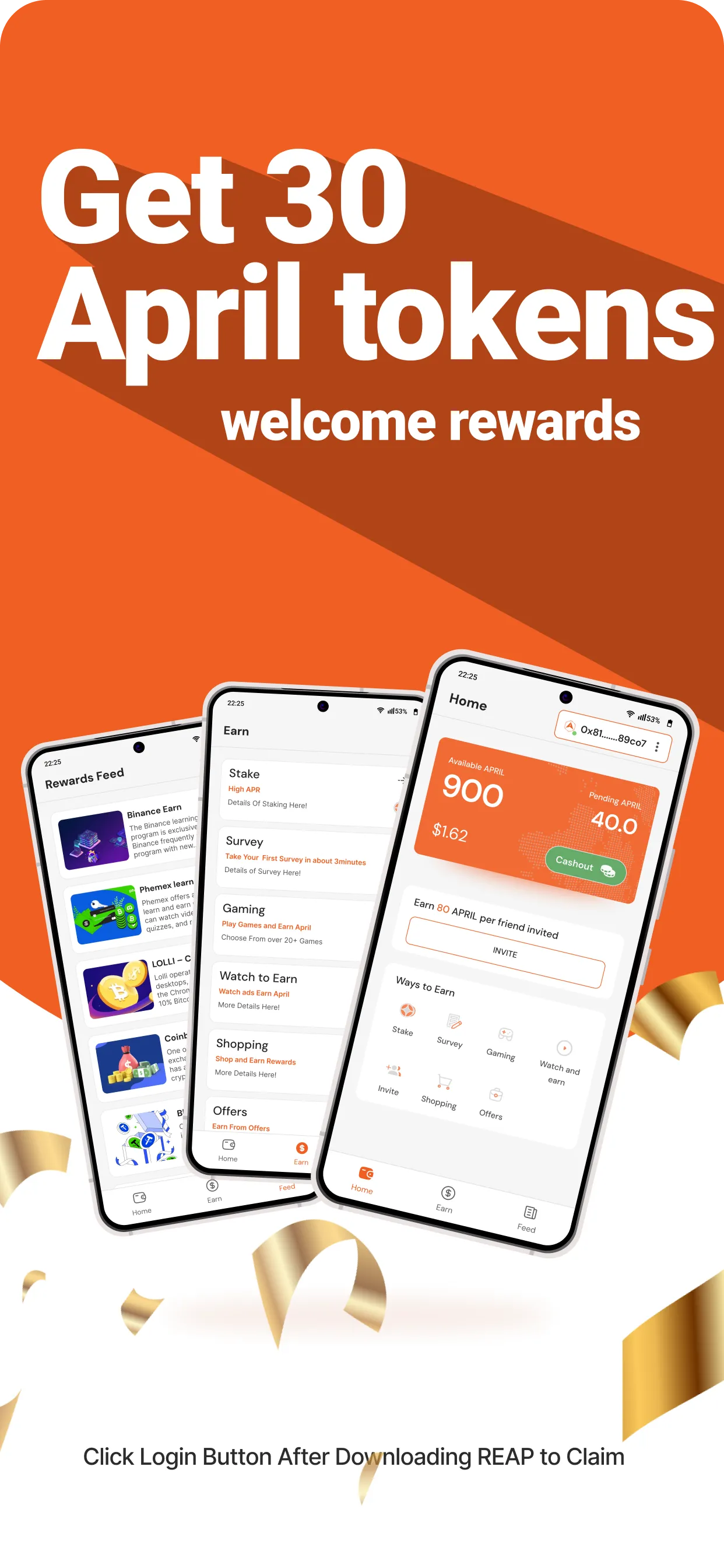 REAP: Earn Crypto Rewards | Indus Appstore | Screenshot