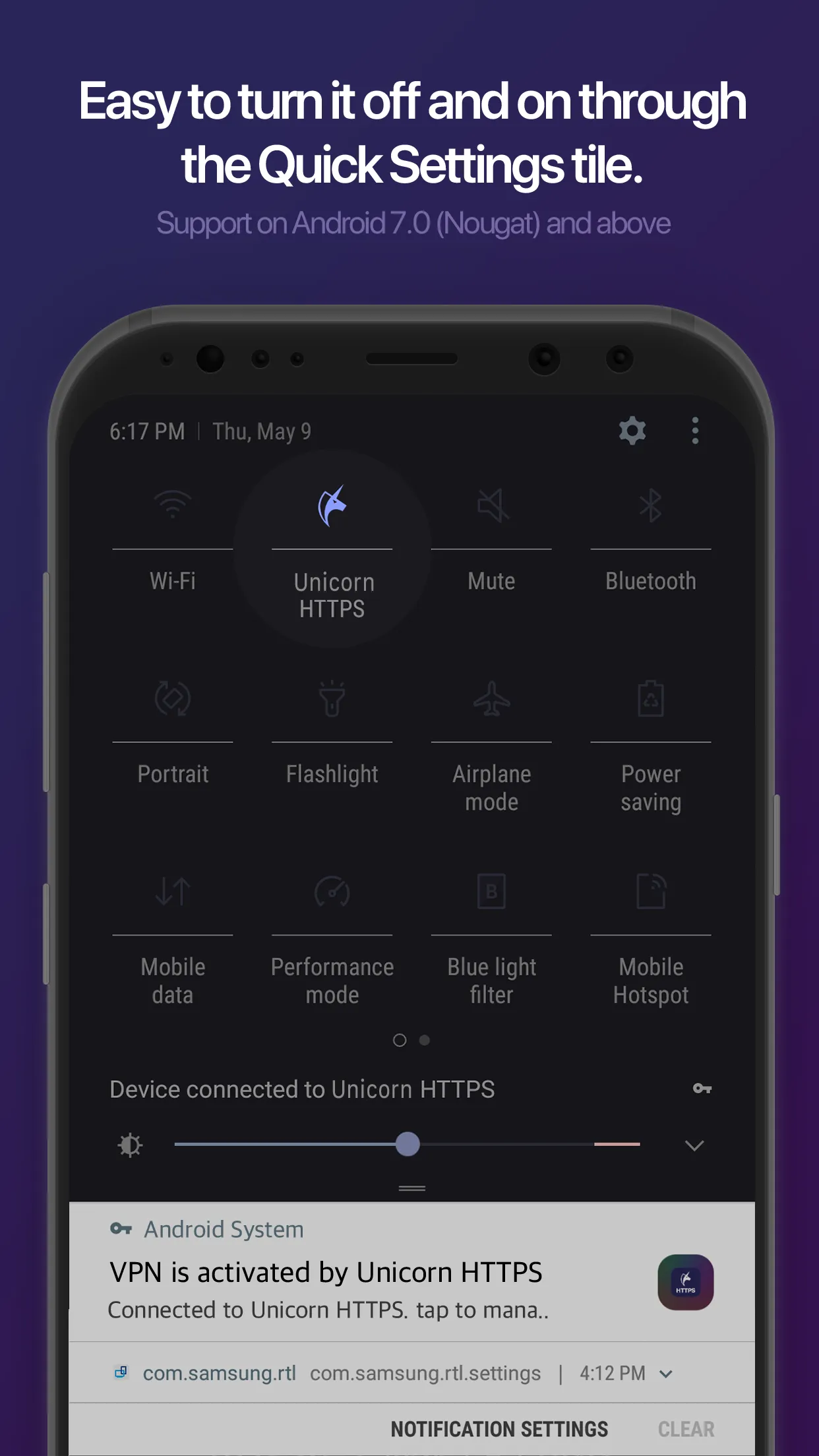 Unicorn HTTPS:Secure & Fast | Indus Appstore | Screenshot