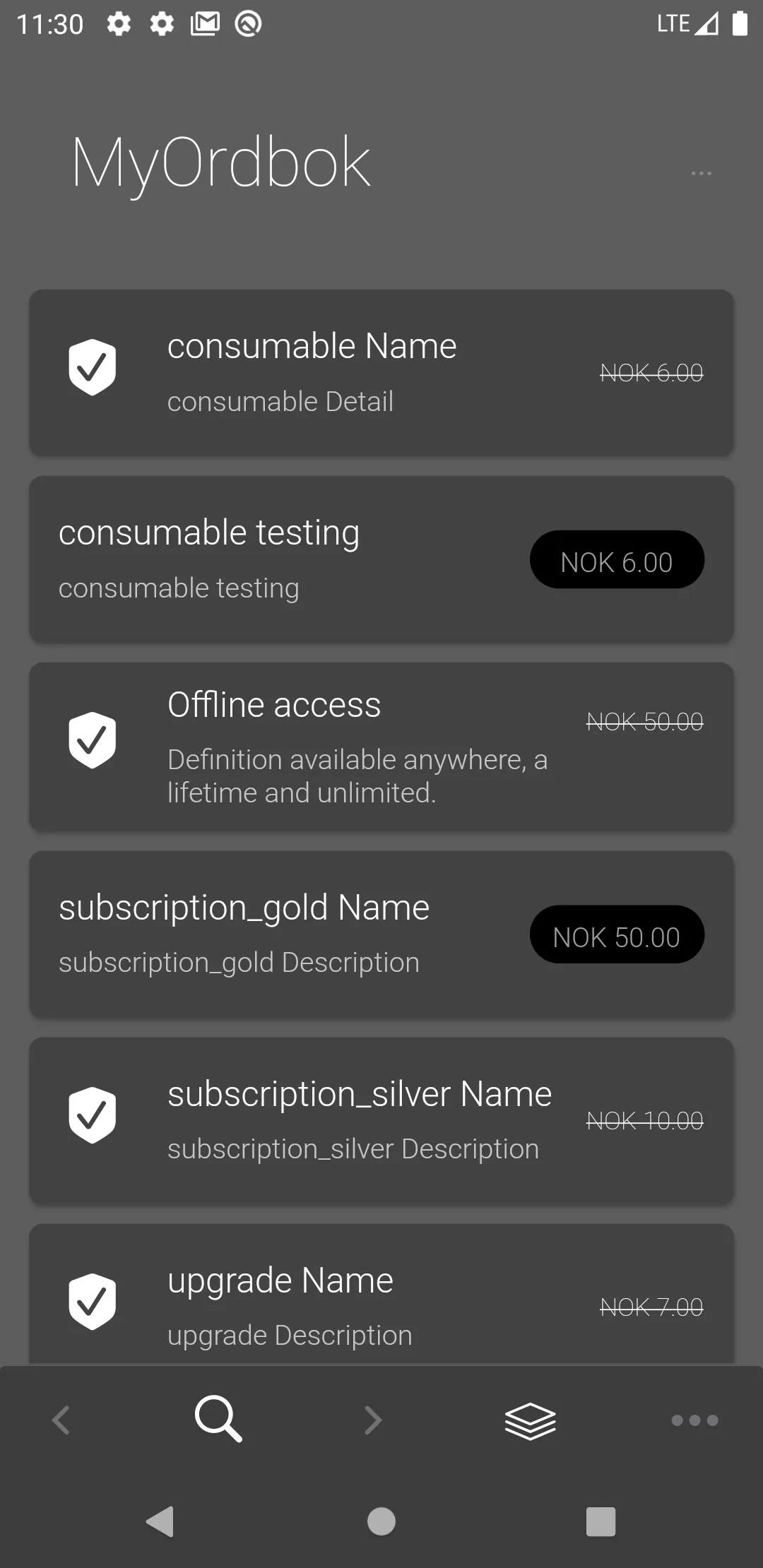 MyOrdbok | Indus Appstore | Screenshot