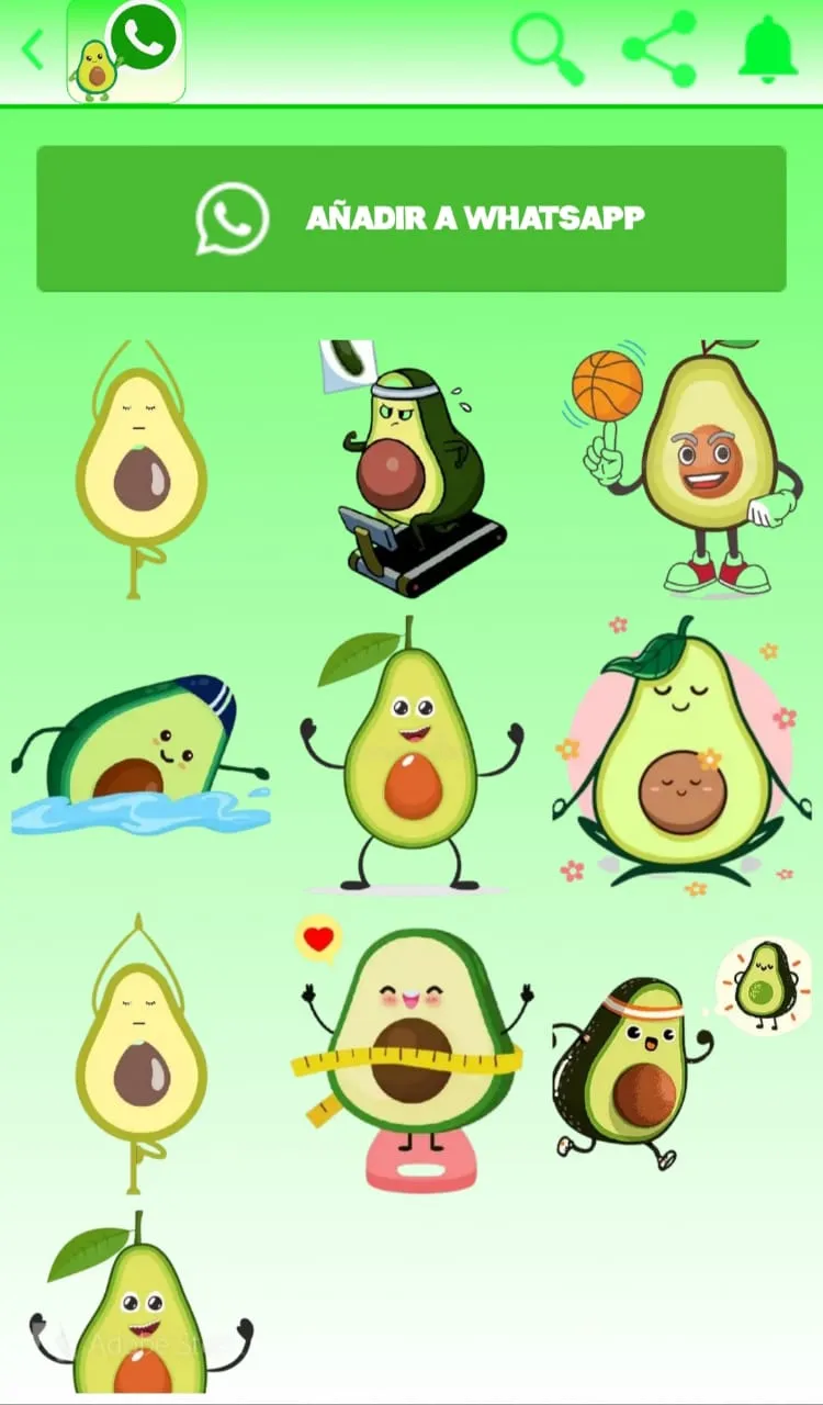 stickers Aguacate | Indus Appstore | Screenshot