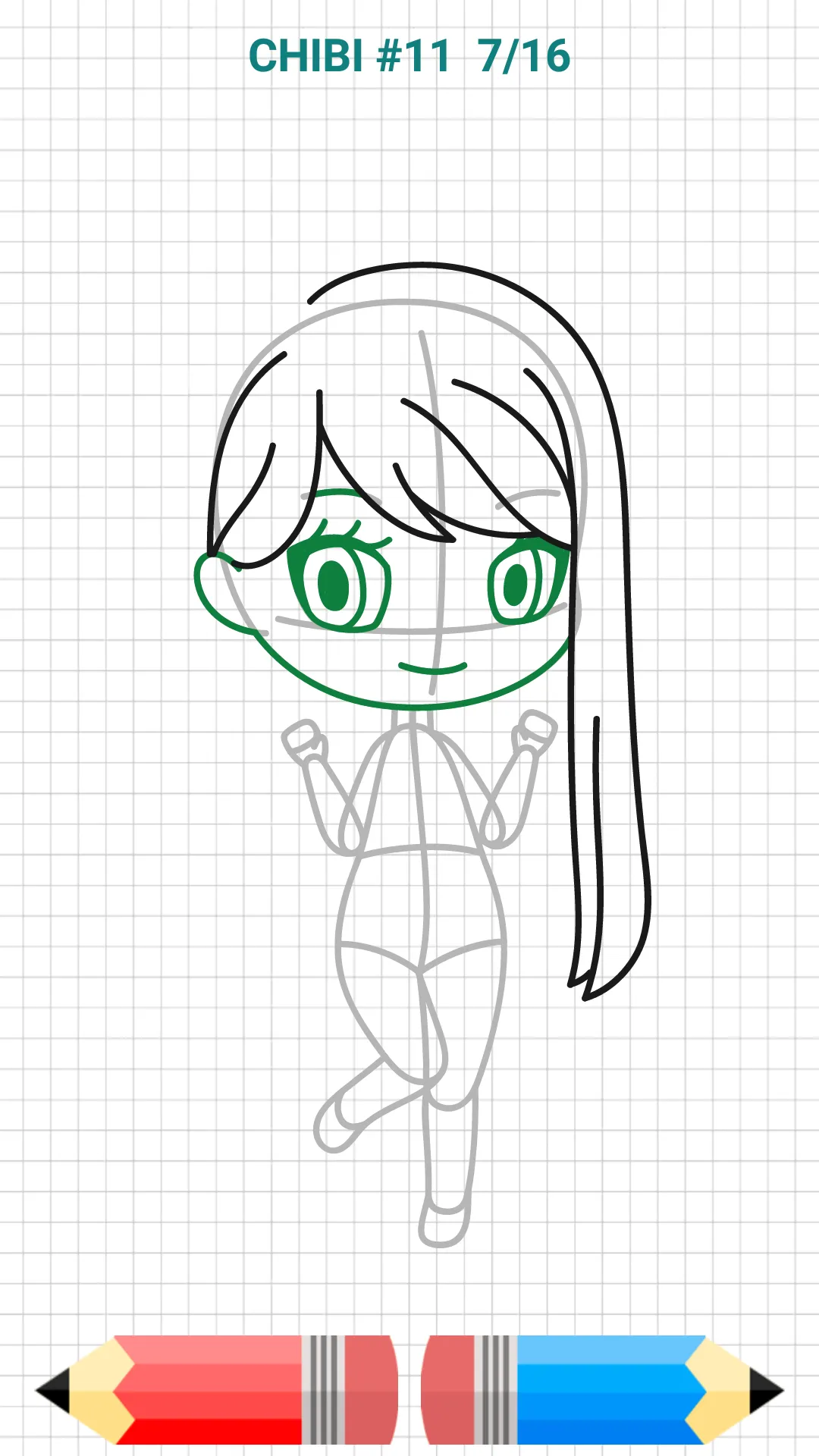 How to Draw Chibi Girls | Indus Appstore | Screenshot