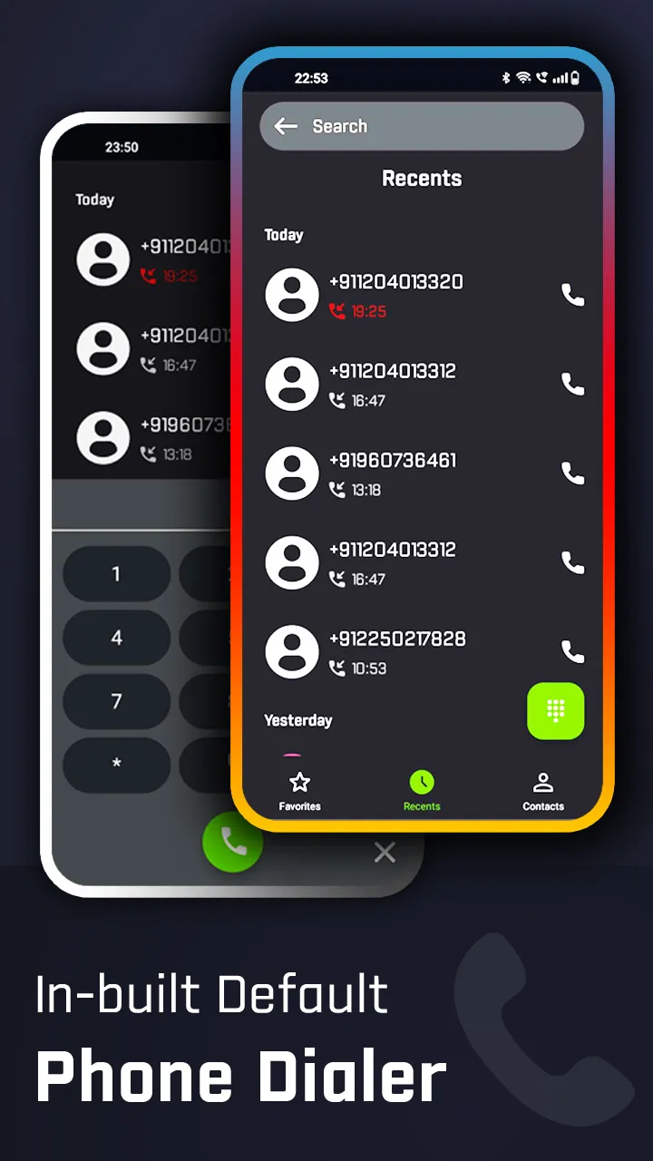 LED Caller Screen Phone Dialer | Indus Appstore | Screenshot