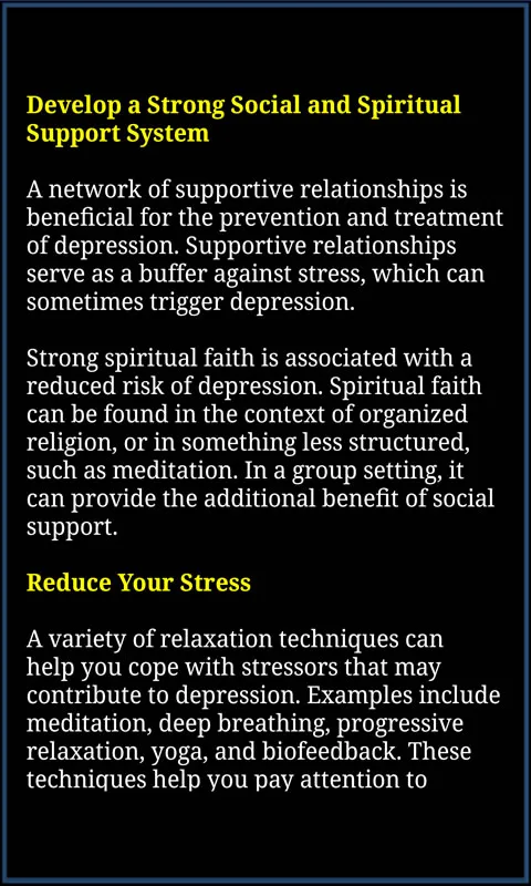 Reduce Depression | Indus Appstore | Screenshot