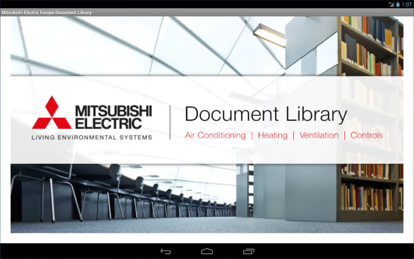 Mitsubishi Electric UK Library | Indus Appstore | Screenshot