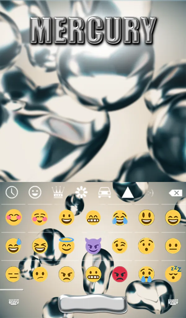 Mercury Animated Keyboard | Indus Appstore | Screenshot