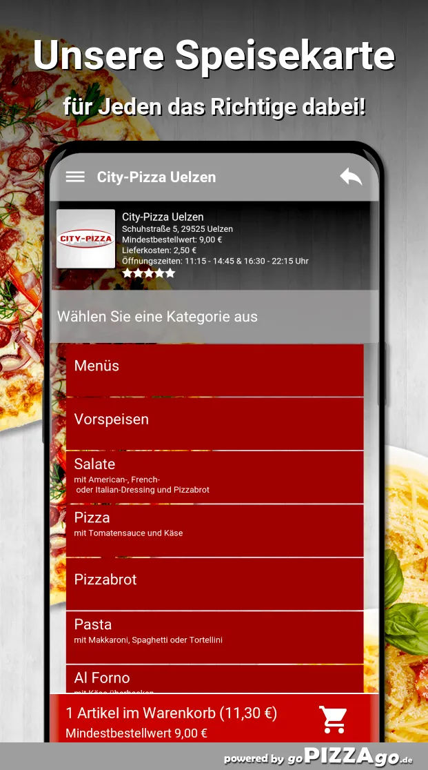 City-Pizza Uelzen Uelzen | Indus Appstore | Screenshot