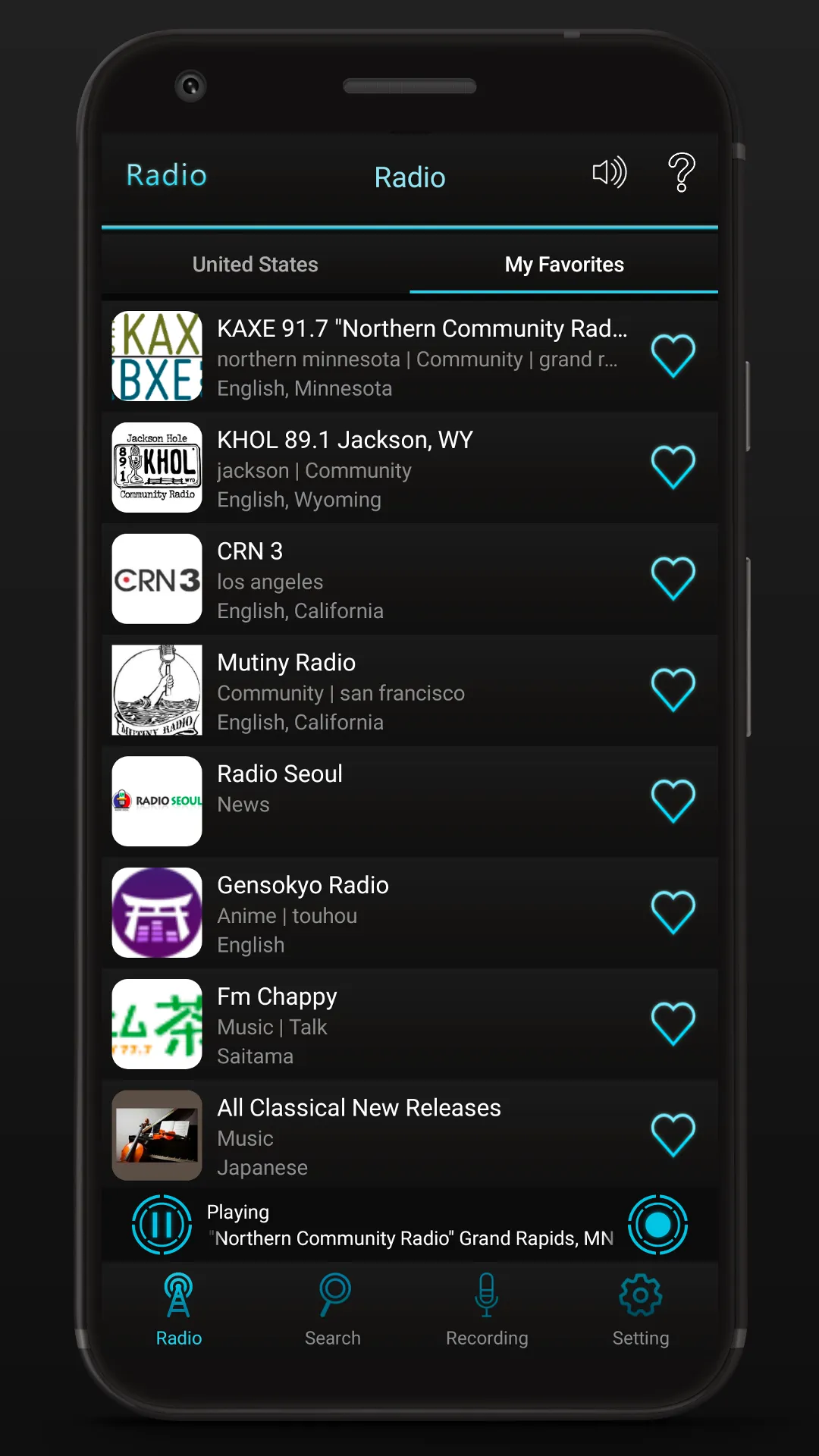 Radio USA - Online Music | Indus Appstore | Screenshot