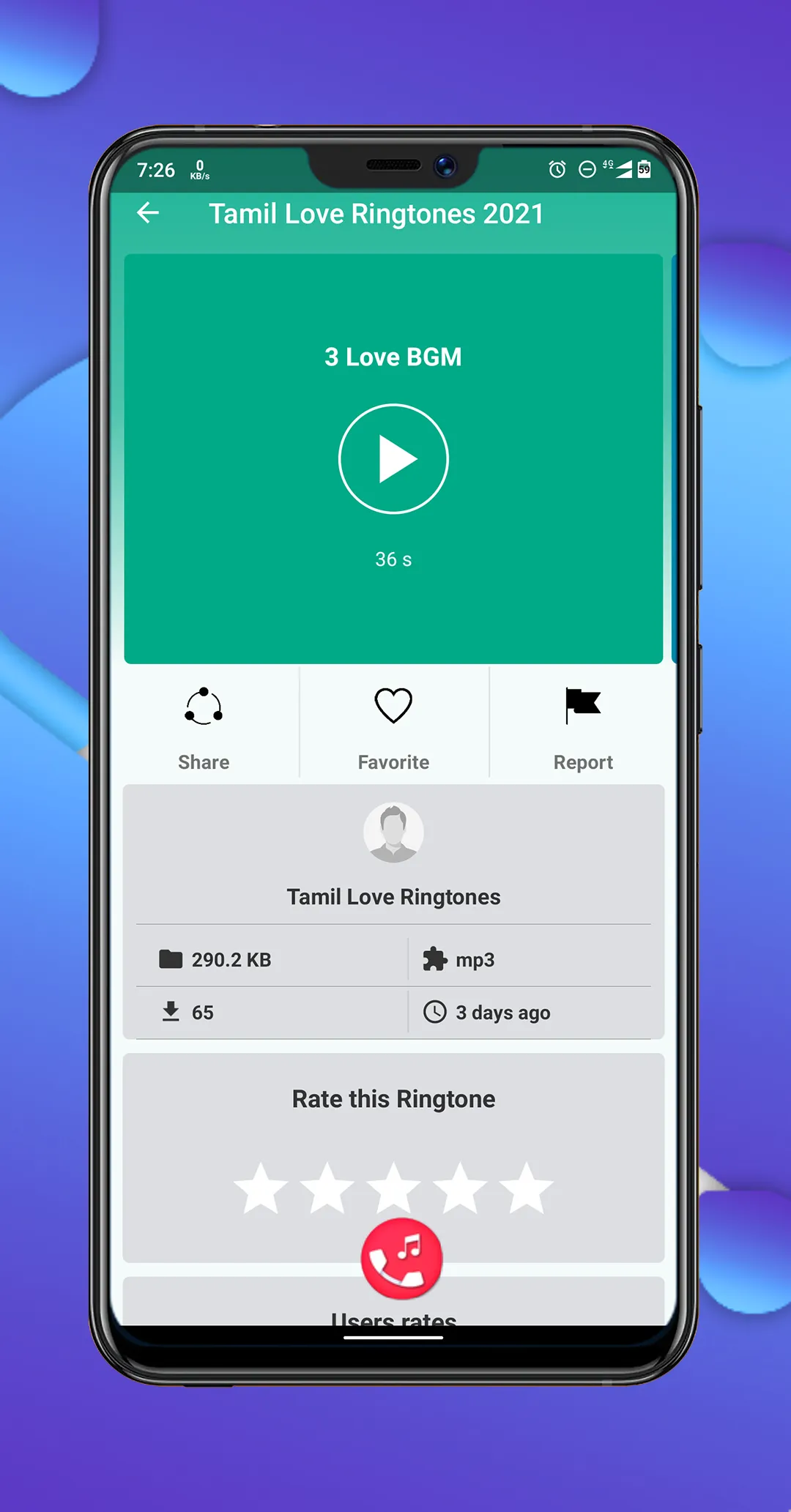 Tamil Love Ringtones | Indus Appstore | Screenshot