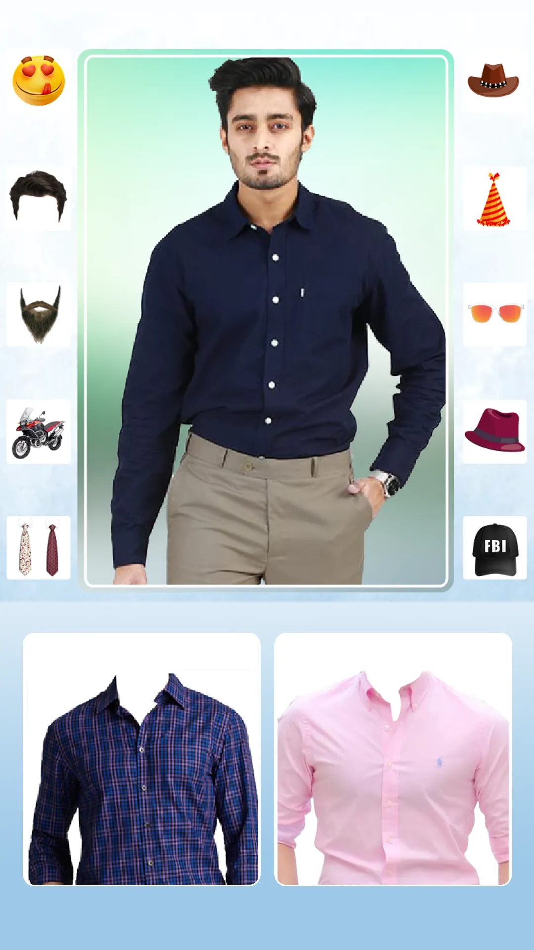 Men Formal Shirt Photo Editor | Indus Appstore | Screenshot