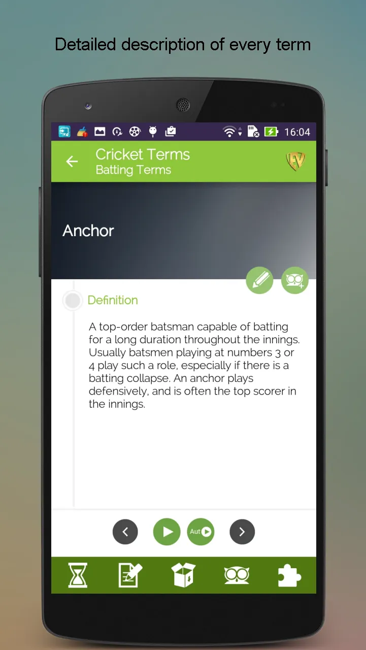Cricket Dictionary | Indus Appstore | Screenshot