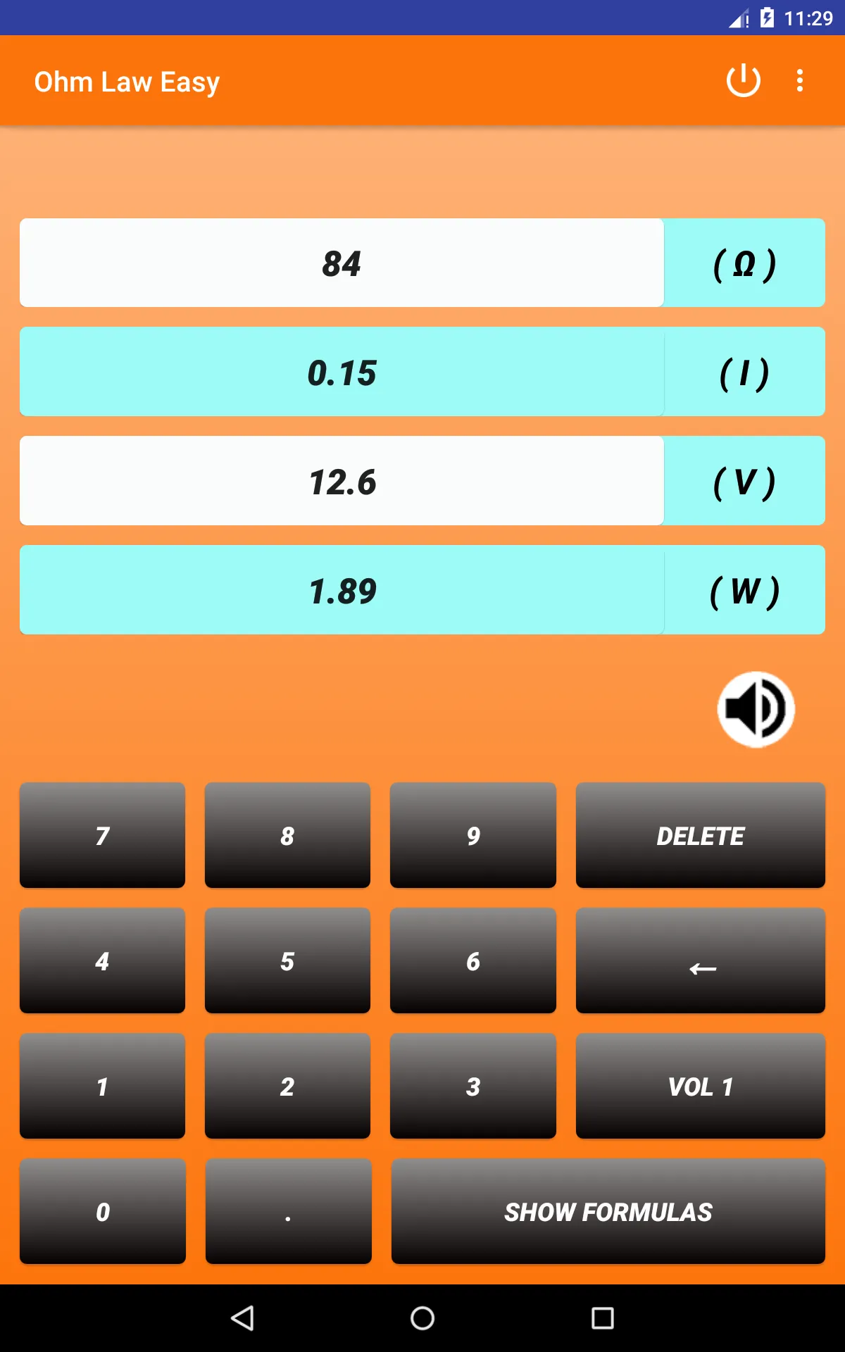 Ohm's law easy | Indus Appstore | Screenshot