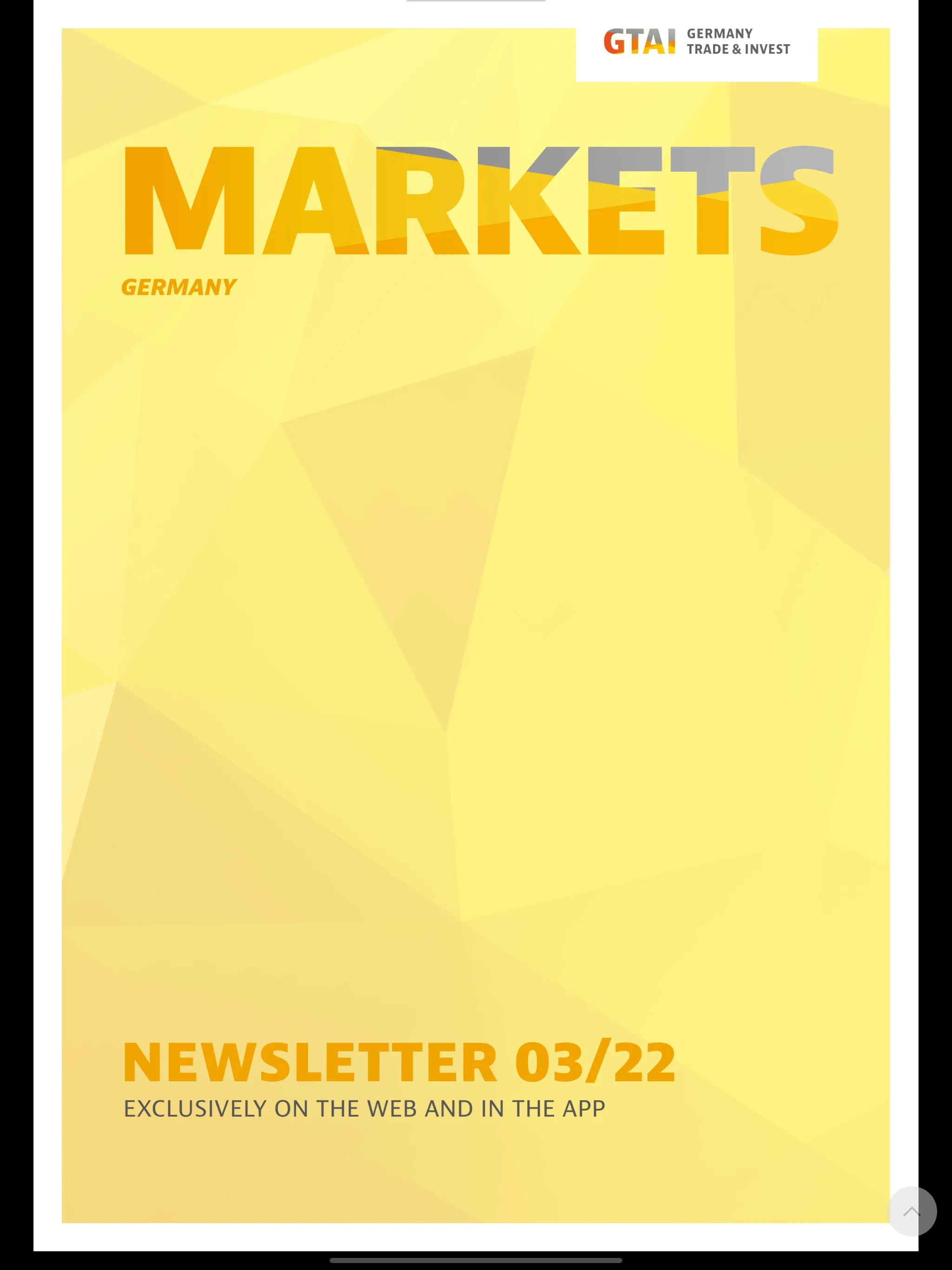 Markets Germany Magazine | Indus Appstore | Screenshot