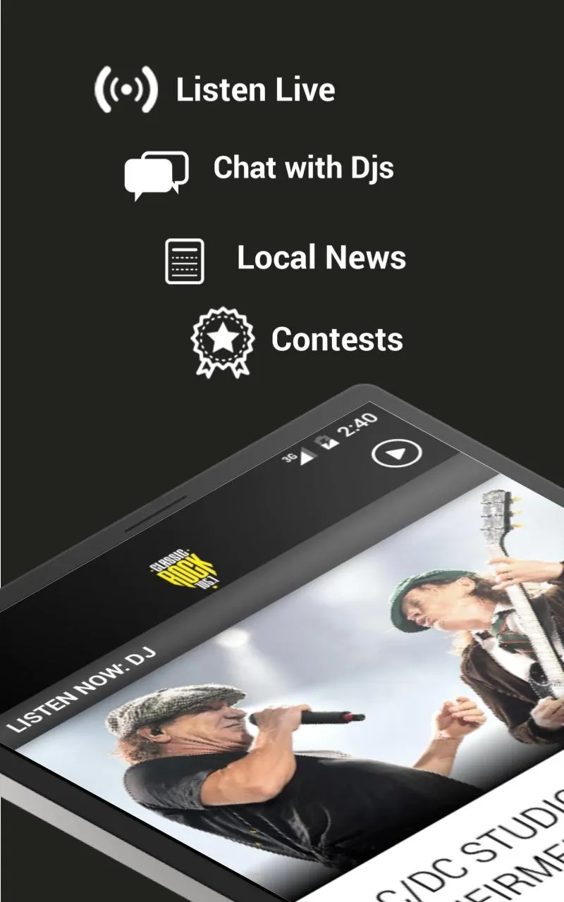 Classic Rock 105.1 (KFTE) | Indus Appstore | Screenshot