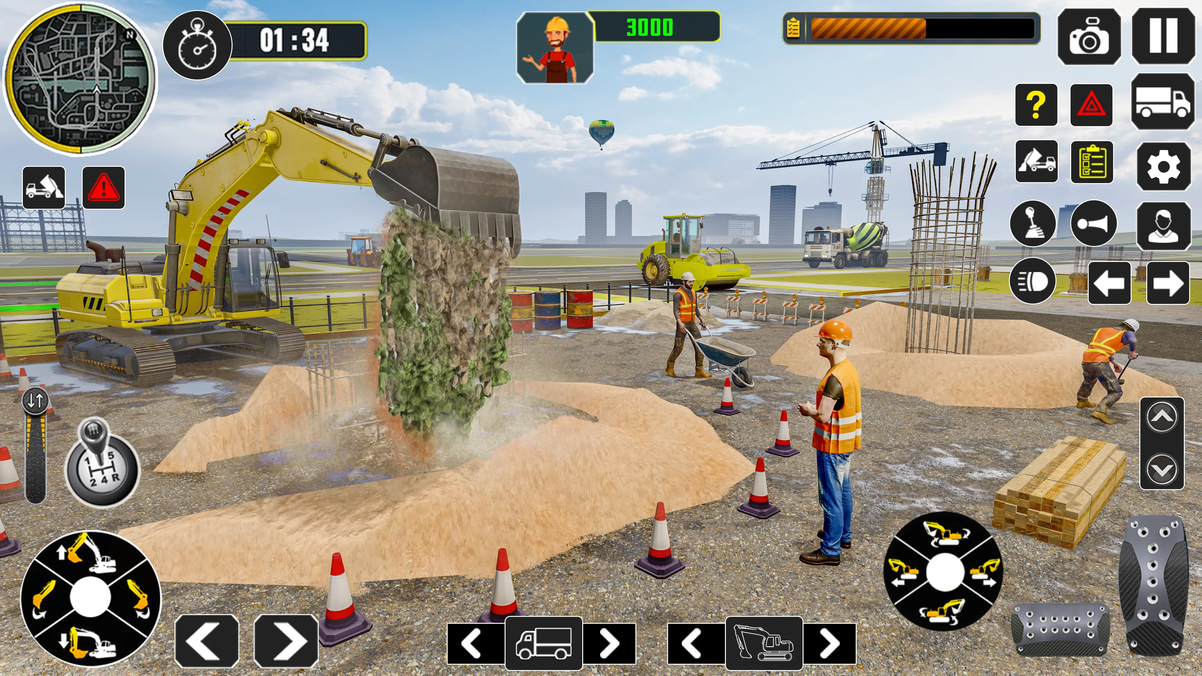 Excavator Construction Game | Indus Appstore | Screenshot
