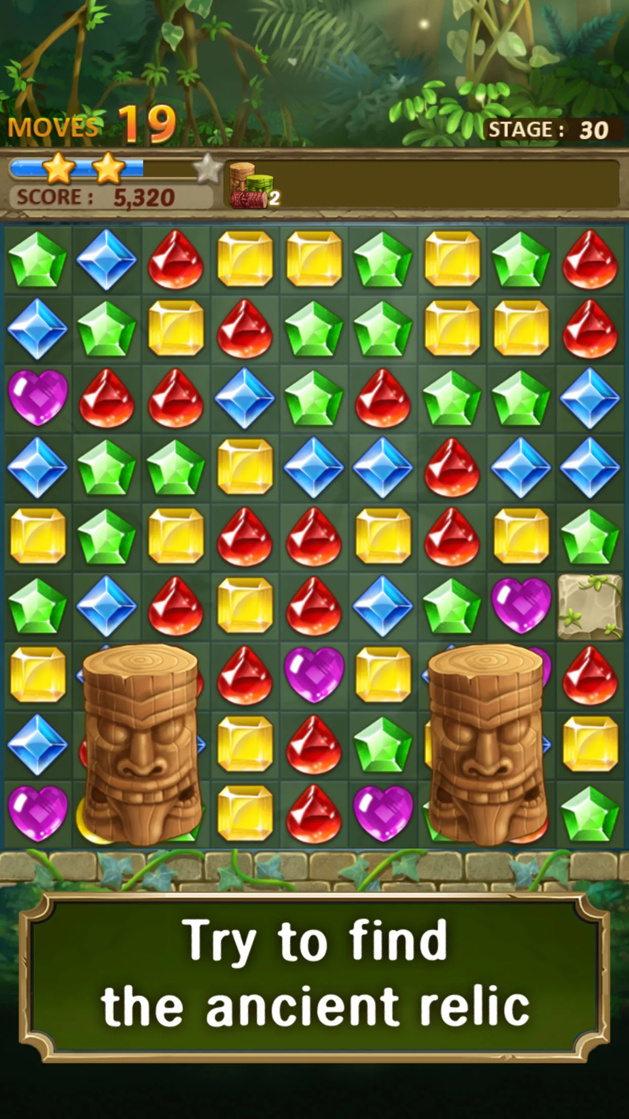 Jewels Jungle : Match 3 Puzzle | Indus Appstore | Screenshot